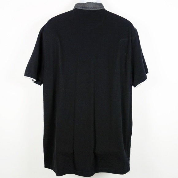 Sean John Black Gray Polo Shirt Men's 3XL Hip Hop - Picture 4 of 8